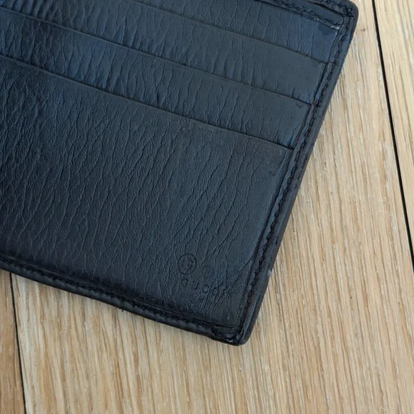 Gucci Beige and Black GG Pattern Wallet - Picture 3 of 5